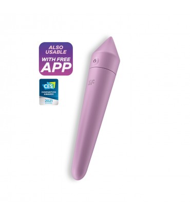 SATISFYER BALA VIBRADORA ULTRA POWER BULLET 8 CON APP SATISFYER LILA