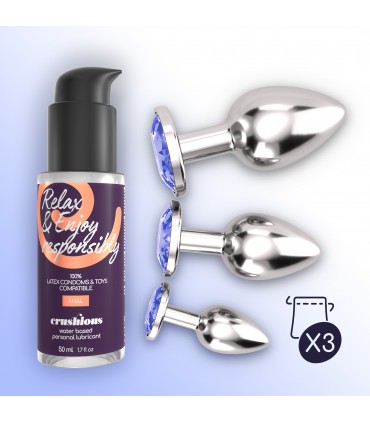 CRUSHIOUS BIJOU ANAL WET TRAIN TRIO CRUSHIOUS AZUL