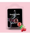 BOLAS LUBRICANTES BESABLES BRAZILIAN BALLS SABOR A CEREZA 2 x 4GR