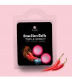 BOLAS LUBRICANTES BRAZILIAN BALLS EFECTO TRIPLO 2 X 4GR