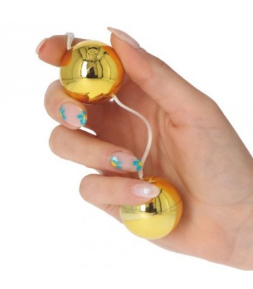 TOYZ4LOVERS BOLAS VAGINALES CANDY BALLS LUX DORADO