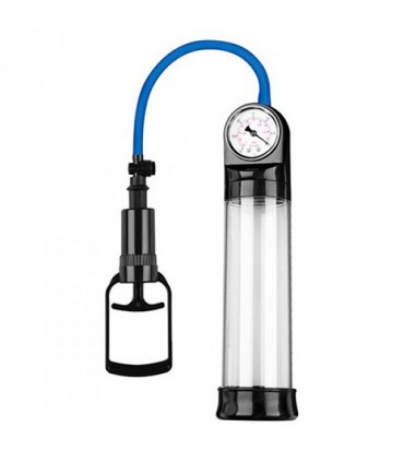 TOYZ4LOVERS BOMBA PARA EL PENE CON MEDIDOR PRESSURE TOUCH PUSH TRANSPARENTE