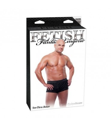 FETISH FANTASY SERIES BÓXER SEE THRU NEGRO FETISH FANTASY SERIES