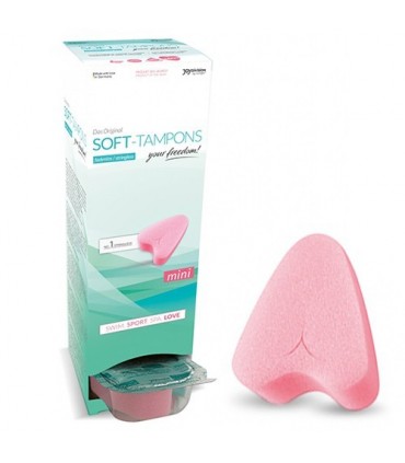SOFT TAMPONS CAJA CON 10 TAMPONES SOFT-TAMPONS MINI