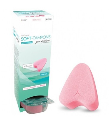 SOFT TAMPONS CAJA CON 10 TAMPONES SOFT-TAMPONS NORMAL
