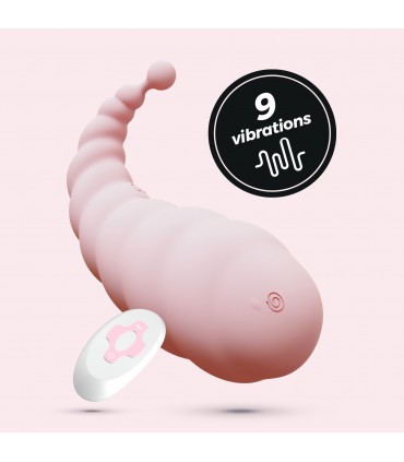 CRUSHIOUS COCOON HUEVO VIBRADOR RECARGABLE CON MANDO A DISTANCIA INALÁMBRICO CRUSHIOUS ROSA
