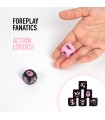 JUEGO 2 DADOS FOREPLAY FANATICS! DICE LOVERS! SECRET PLAY