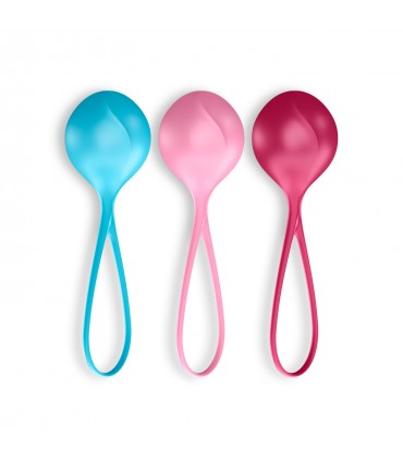 SATISFYER CONJUNTO DE 3 BOLAS BEN-WA STRENGTHENING BALLS SATISFYER COLORIDAS