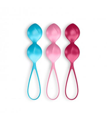 SATISFYER CONJUNTO DE 3 BOLAS BEN-WA V BALLS SATISFYER COLORIDAS