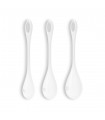 CONJUNTO DE 3 BOLAS KEGEL YONI POWER 1 SATISFYER BLANCAS
