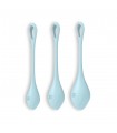 CONJUNTO DE 3 BOLAS KEGEL YONI POWER 2 SATISFYER AZULES