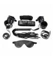 CONJUNTO DE BONDAGE NEGRO ARGUS FETISH