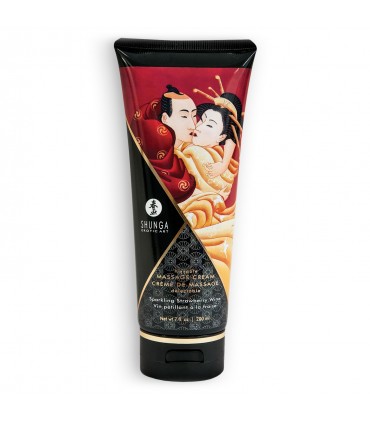 SHUNGA EROTIC ART CREMA DE MASAJE SHUNGA VINO ESPUMOSO DE FRESA 200ML