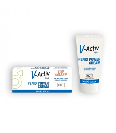 HOT™ CREMA ESTIMULANTE PENIS POWER CREAM V-ACTIV 50ML