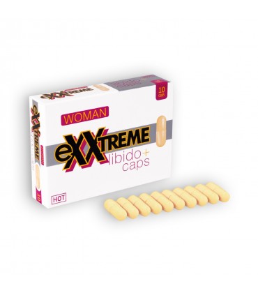 HOT™ CÁPSULAS ESTIMULANTES EXXTREME LIBIDO+ CAPS PARA MUJERES 10 CÁPSULAS