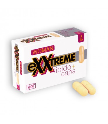 HOT™ CÁPSULAS ESTIMULANTES EXXTREME LIBIDO+ CAPS PARA MUJERES 2 CÁPSULAS