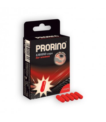 PRORINO CÁPSULAS ESTIMULANTES PRORINO LIBIDO CAPS PARA MUJERES 5 CÁPSULAS