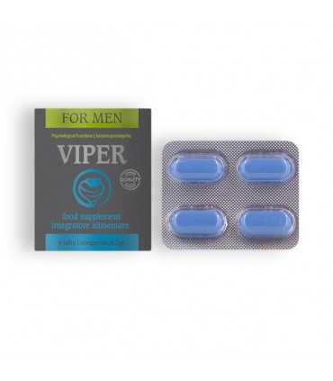 COBECO CÁPSULAS ESTIMULANTES VIPER PARA HOMBRE 4 CAPS
