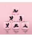 DADO CON POSICIONES SEXUALES ROSA