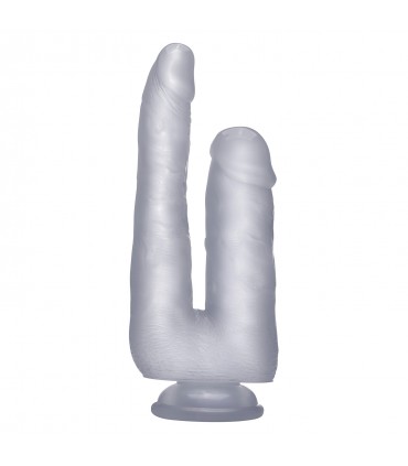 REALROCK PENE DOBLE REALISTA REALROCK 9” TRANSPARENTE