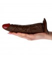 PENE REALÍSTICO REAL RAPTURE EARTH FLAVOUR 7'' NEGRO