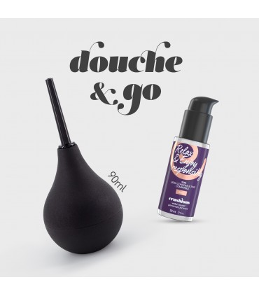 CRUSHIOUS DOUCHE & GO DUCHA ANAL 90ML CON LUBRICANTE ANAL 50ML CRUSHIOUS