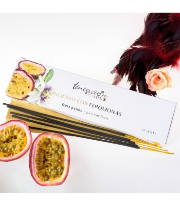 TENTACION PLAY SEX PACK DE 25 INCIENSOS CON FEROMONAS AROMA FRUTA DE LA PASION TENTACIÓN PLAY SEX