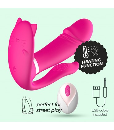 CRUSHIOUS ESTIMULADOR CON MANDO INALÁMBRICO FRITZ CRUSHIOUS ROSA