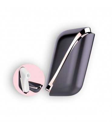 SATISFYER ESTIMULADOR CLITORIANO PRO TRAVELER CON VIBRACIÓN Y CARGADOR USB SATISFYER