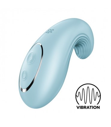 SATISFYER ESTIMULADOR DIPPING DELIGHT AZUL CLARO SATISFYER
