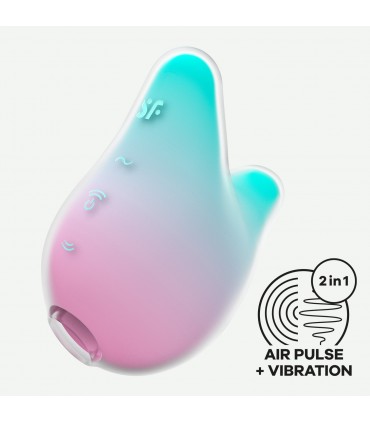 SATISFYER ESTIMULADOR MERMAID VIBES MENTA/ROSA SATISFYER