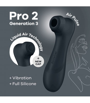 SATISFYER ESTIMULADOR PRO 2 GEN 3 SATISFYER NEGRO