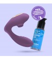 ESTIMULADOR RECARGABLE MOANSTAR CON REGALO DE LUBRICANTE A BASE DE AGUA CRUSHIOUS