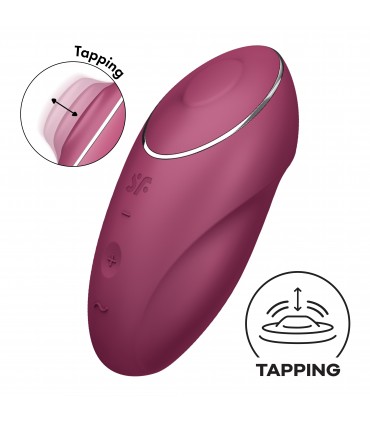 SATISFYER ESTIMULADOR TAP & CLIMAX 1 ROJO SATISFYER