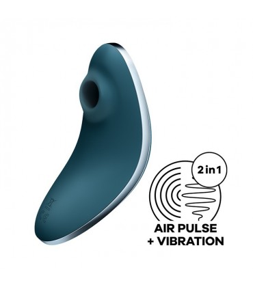 SATISFYER ESTIMULADOR VULVA LOVER 1 Azul Oscuro SATISFYER