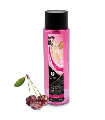 SHUNGA EROTIC ART GEL DE DUCHA Y BAÑO BESABLE SHUNGA CEREZA HELADA 370ML