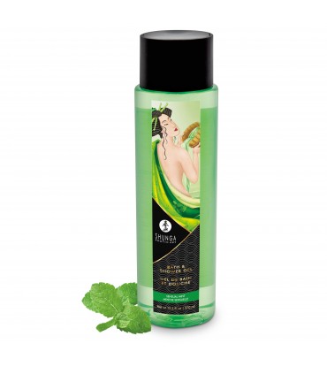 SHUNGA EROTIC ART GEL DE BAÑO Y DUCHA - MENTA SENSUAL - 12,5 FL OZ / 370 ML - SHUNGA EROTIC ART