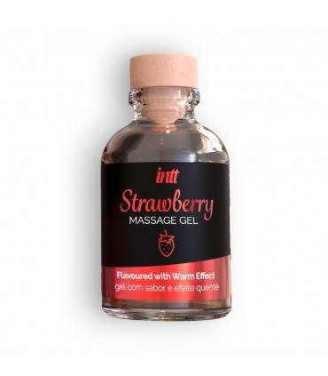 INTT GEL DE MASAJE CON SABOR A FRESA INTT 30ML