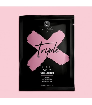 SECRET PLAY GEL ESTIMULANTE TRIPLE X UNISEX SECRET PLAY 2ML