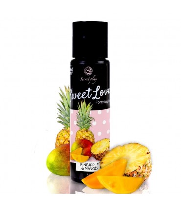SECRET PLAY GEL LUBRICANTE CON SABOR A MANGO PIÑA SWEET LOVE SECRET PLAY 60ML