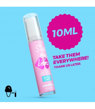 CRUSHIOUS GEL LUBRICANTE STEAL MY KISSES DE SABOR ALGODÓN DE AZÚCAR CRUSHIOUS 10ML