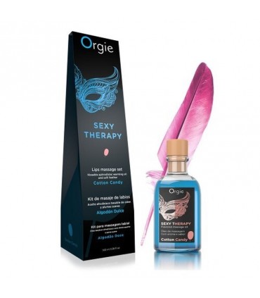 ORGIE KIT DE MASAJE LIPS SEXY THERAPY ALGODÓN DULCE ORGIE