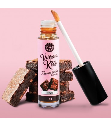 SECRET PLAY LIP GLOSS DE BROWNIE VIBRANT KISS 6GR
