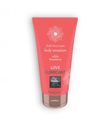 SHIATSU™ LUBRICANTE BESABLE LOVE LUBRICANT CON SABOR A FRESA SHIATSU™ 75ML