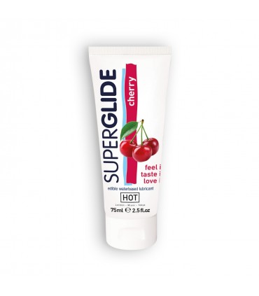 HOT™ LUBRICANTE COMESTIBLE HOT™ SUPERGLIDE CEREZA 75ML