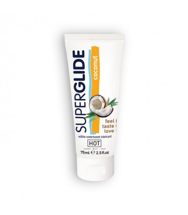 HOT™ LUBRICANTE COMESTIBLE HOT™ SUPERGLIDE COCO 75ML