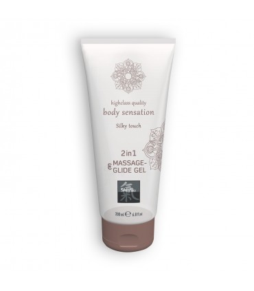 SHIATSU™ LUBRICANTE Y GEL DE MASAJE 2 EN 1 SILKY TOUCH SHIATSU™ 200ML