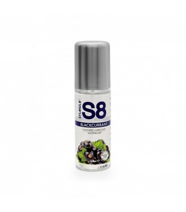 STIMUL8 LUBRICANTE A BASE DE AGUA CON SABOR A GROSELLA NEGRA S8 STIMUL8 125ML