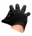 GUANTE ESTIMULANTE DE SILICONA FIST IT NEGRO