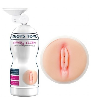 SHOTS TOYS MASTURBADOR CON VENTOSA EASY RIDER VAGINAL